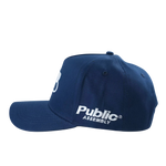 Rose Crest Snapback (Not So Navy)