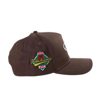 Rose Crest Snapback (Brown & Cream)