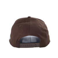 Rose Crest Snapback (Brown & Cream)